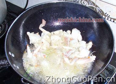 海螃蟹炒年糕详细做法·美食中国图片-meishichina.com