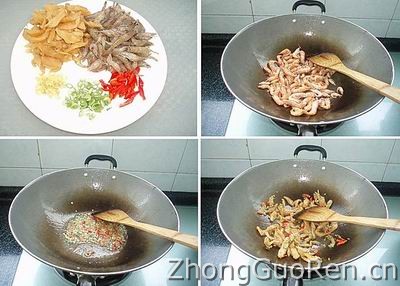萝卜干烧河虾的做法·美食中国图片-meishichina.com