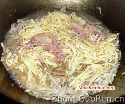 扬州煮干丝图解做法·美食中国图片-meishichina.com