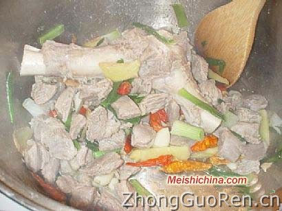 红烧羊肉图解详细做法·美食中国图片-meishichina.com