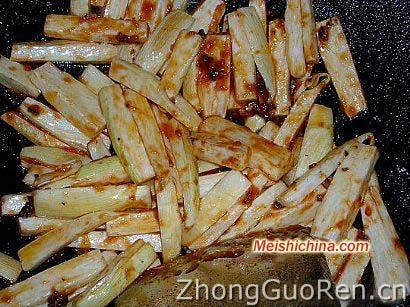 蕃茄酱烧茭白做法全程图解 美食中国图片-meishichina.com