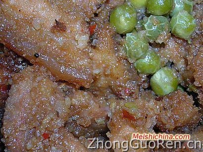 美食中国图片 - 豌豆粉蒸肉的做法 meishichina.com