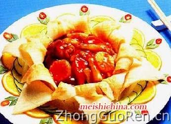 炊莲花鸡的做法·美食中国图片-meishichina.com