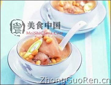 美食中国图片 - 猪蹄焖黄豆