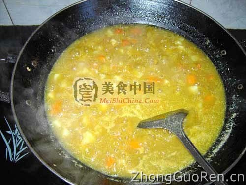 美食中国图片 - 咖喱猪排饭-全程图解