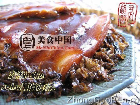 美食中国图片 - 梅菜扣肉-全程图解
