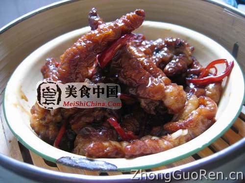 美食中国图片 - 虎皮凤爪-广式早茶 全程图解 