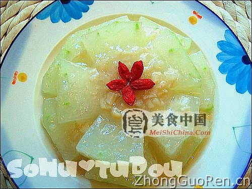 美食中国图片 - 干贝冬瓜-全程图解