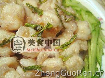 美食中国图片 - 龙井虾仁-全程图解