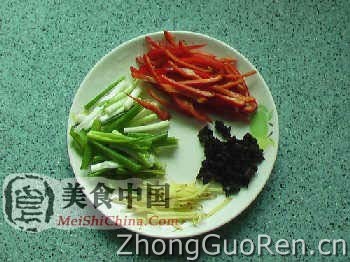 美食中国图片 - 姜葱炒花蛤-全程图解