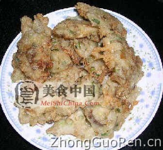 美食中国图片 - 软炸鲜蘑(全程图)