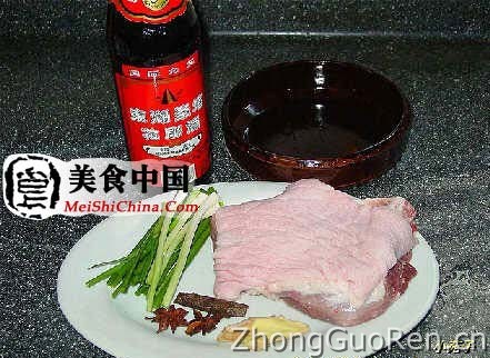 美食中国图片 - 花雕醉香肘子肉-全程图解