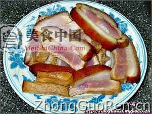 美食中国图片 - 微波梅菜扣肉(图解)