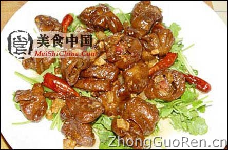 美食中国美食图片·美食厨房·热菜菜谱·热菜内脏·红烧肥肠 - meishichina.com