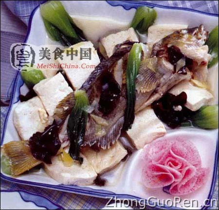 美食中国美食图片·美食厨房·热菜菜谱·鱼类海鲜·黄鱼烧豆腐 - meishichina.com