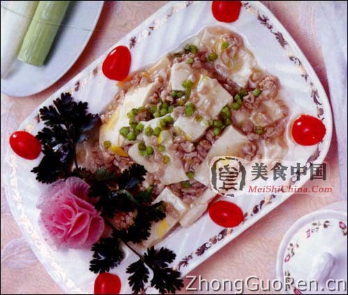 美食中国美食图片·美食厨房·热菜菜谱·热菜肉类·肉末烧豆腐 - meishichina.com