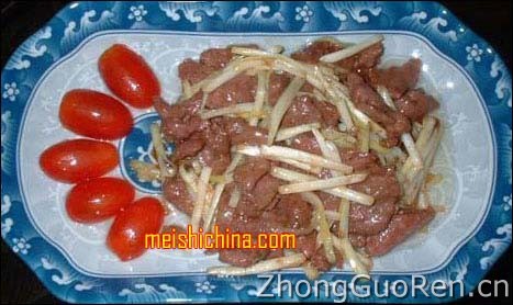美食中国美食图片·美食厨房·热菜菜谱·韭黄牛肉片 - meishichina.com