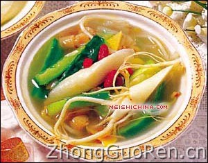 美食中国美食图片·美食厨房·热菜菜谱·干贝浸多彩 - meishichina.com