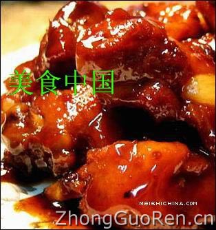 美食中国美食图片·美食厨房·热菜菜谱·蜜汁肉骨 - meishichina.com