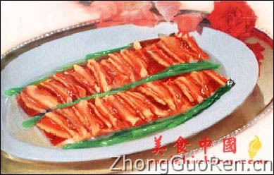 美食中国美食图片·美食厨房·热菜菜谱·玉树麒麟生鱼 - meishichina.com