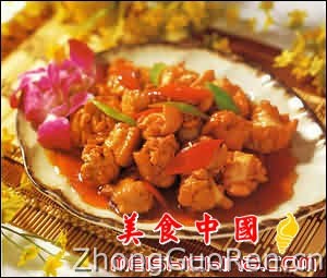 美食中国美食图片·美食厨房·热菜菜谱·酱炒鸡翼球-meishichina.com