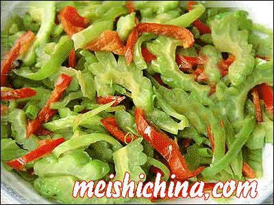 美食中国美食图片·美食厨房·热菜菜谱·尖椒苦瓜-meishichina.com