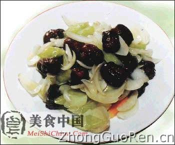 美食中国美食图片·美食厨房·风味小吃·仙人掌百合烧大枣-meishichina.com