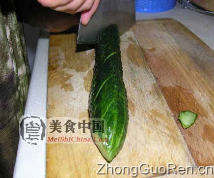 美食中国图片 - 酸辣蓑衣黄瓜-全程图解