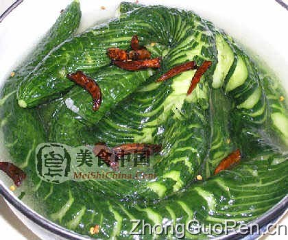 美食中国图片 - 酸辣蓑衣黄瓜-全程图解