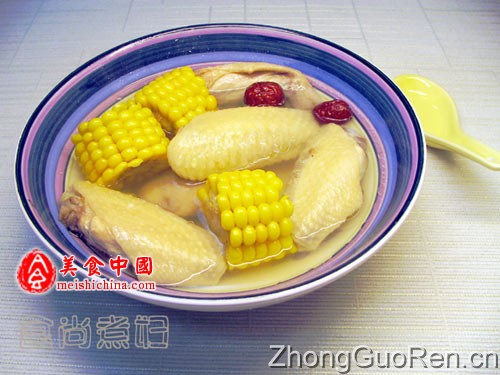 鸡翅玉米汤