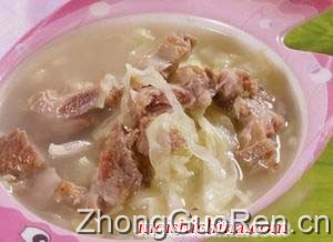 排骨白菜汤·美食中国图片-meishichina.com