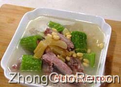 美食中国图片 - 凉瓜黄豆煲排骨的做法 meishichina.com