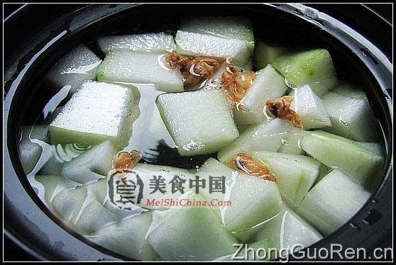 美食中国图片 - 鲜甜的珍珠螺冬瓜汤