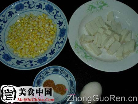 美食中国图片 - 玉米豆腐鸡蛋羹-图解