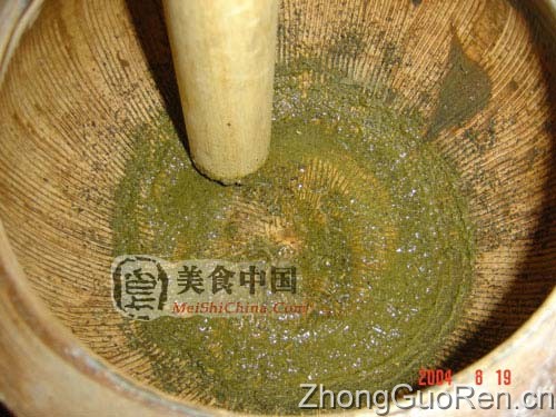 美食中国图片 - 详细图解:客家擂茶的制作全过程