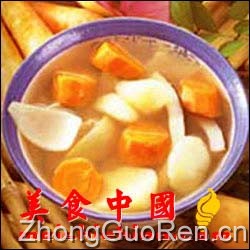 美食中国美食图片·美食厨房·汤煲菜谱·椰子马铃薯牛肉汤-meishichina.com