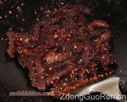 麻辣牛肉干做法的详细图解·美食中国图片-meishichina.com