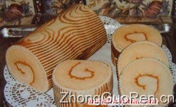 木轮围边戚风卷的做法·美食中国图片-meishichina.com