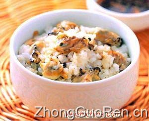 牡蛎蒸米饭的做法
