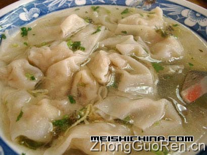 三鲜馄饨详细图解做法·美食中国图片-meishichina.com 