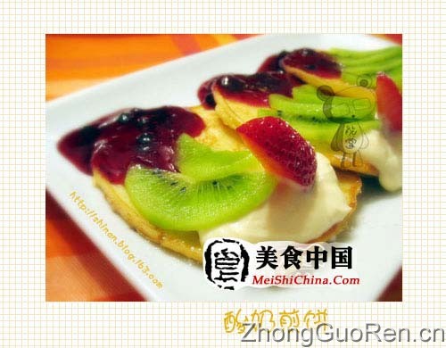 美食中国图片 - 酸奶煎饼 图解