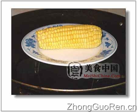 美食中国图片 - 烟肉烤玉米(图解)