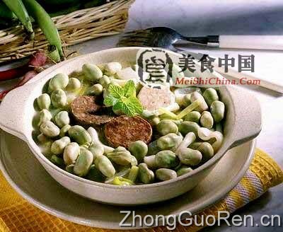 美食中国图片 - 清炒蚕豆 