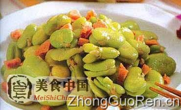 美食中国图片 - 火腿蚕豆