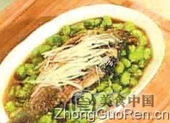 美食中国图片 - 鱼汁蚕豆瓣