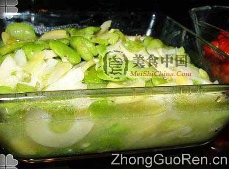 美食中国图片 - 香脆蚕豆拌笋菇