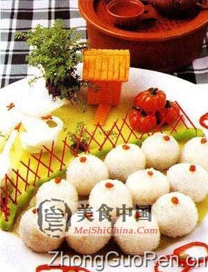 美食中国图片 - 川味儿特色名点名菜22道 珍珠丸子
