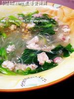 虾肉菠菜粉丝汤