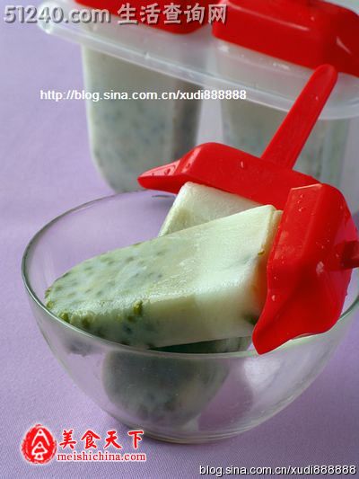 解暑-绿豆薄荷棒冰