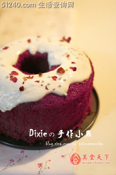 紫色天鹅绒蛋糕